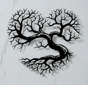 1 ART MURAL ARBRE COEUR