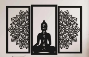 1 ART MURAL X3 LOTUS