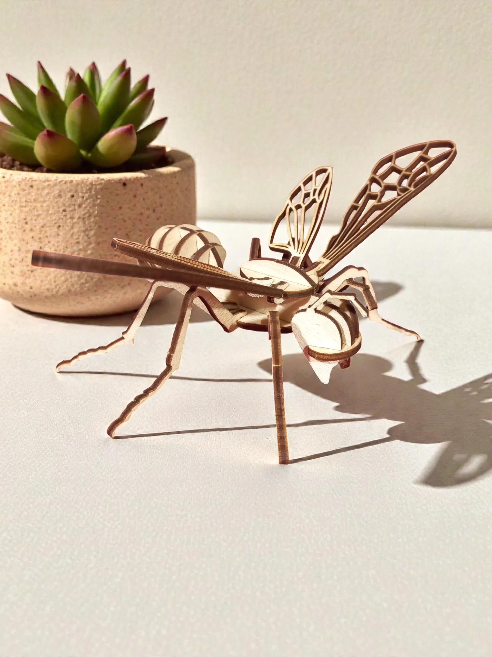 Puzzle 3D Guêpe en Bois