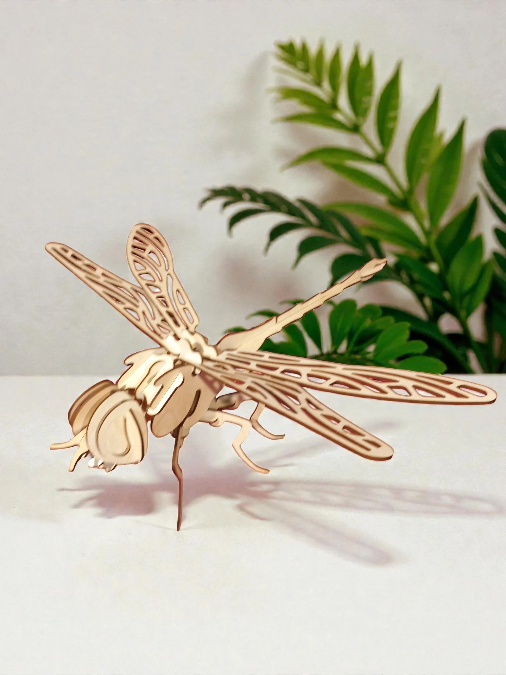 Puzzle 3D Libellule en Bois