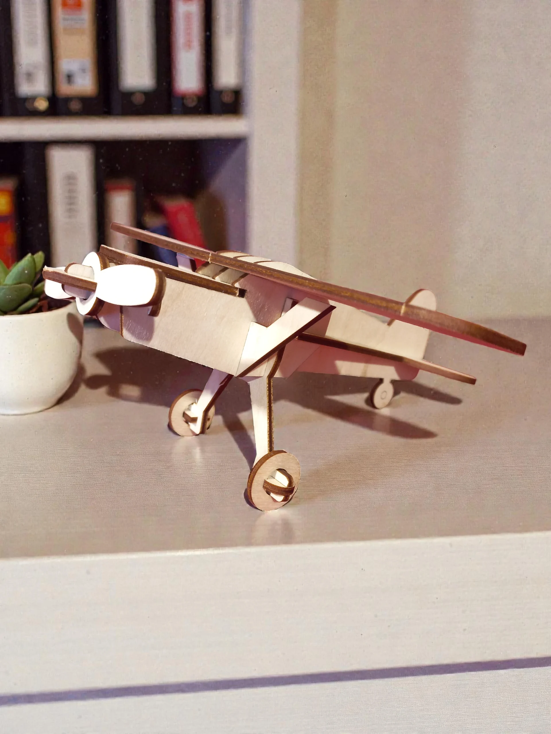 Puzzle 3D Avion en Bois