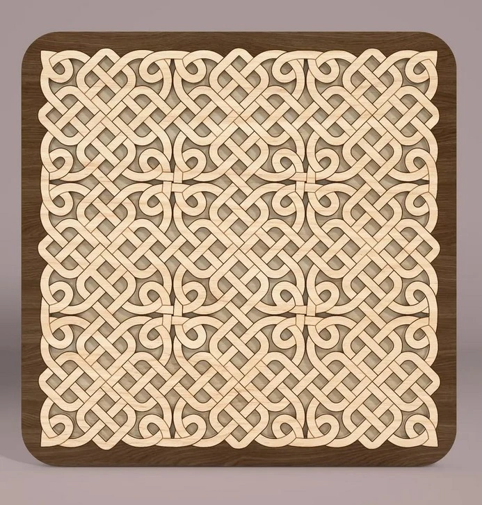 Puzzle en Bois Artisanal Motif Celtiques