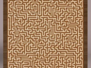 Puzzle Labyrinthe en Bois Artisanal Éducatif