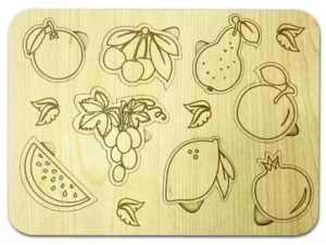 Puzzle Fruits en Bois Artisanal