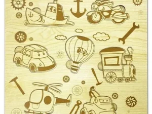 Puzzle Véhicules en Bois Artisanal
