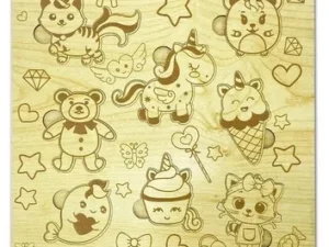 Puzzle Licornes et Animaux en Bois Artisanal