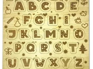 Puzzle Alphabet A à Z en Bois Artisanal